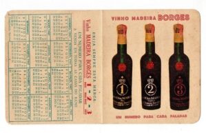 Tabela dos Jogos Federação Metropolitana de Futebol ( Federação Carioca Futebol ) - 1947 - Vinhos Madeira