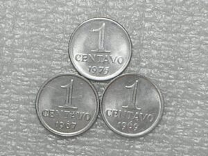 1 Centavo - 1967/1969/1975 - Flor de cunho