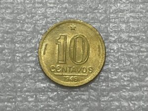 10 Centavos - 1946 / Getúlinho / Flor de Cunho
