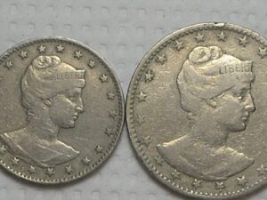 100 / 200 Réis - Mcmi -1901 / Libert aparece perfeitamente / cod. 400