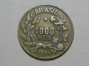 1.000 Réis - 1927 / Busto / Bze/al