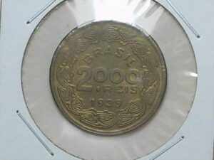 2.000 Réis - 1939 - Floriano Peixoto - Flor de cunho