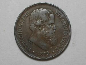40 Réis - 1879 / Império de petrus II / Bronze