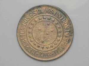 40 Réis - 1908 - Bronze / Sob/Flor