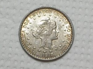 500 Réis - 1913 - Estrelas soltas / Flor de Cunho / cod. 130