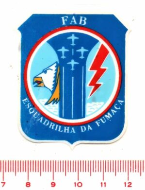 Antigo Plastico Adesivo FAB - Esquadrilha da Fumaça – Anos 60