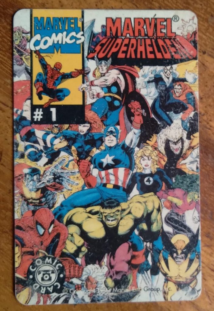 Cartão AustriaTelekom 1993 Chip / Midia Marvel Superhelden