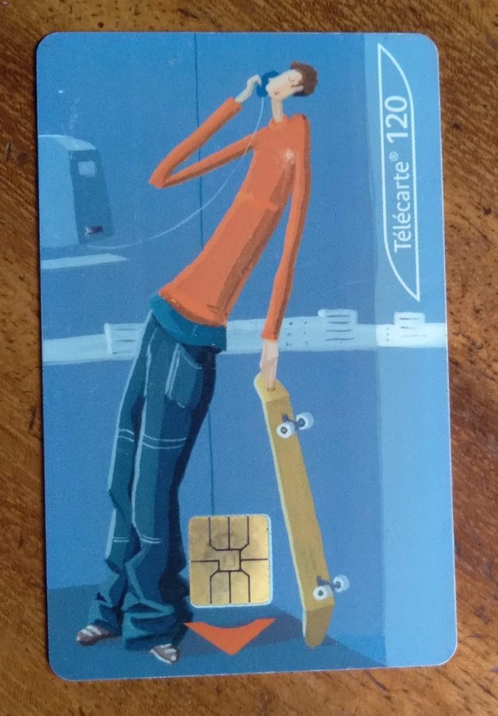 Cartão França Telecom Chip 2002 / Cool OK Tranquille 5/6 Skate.