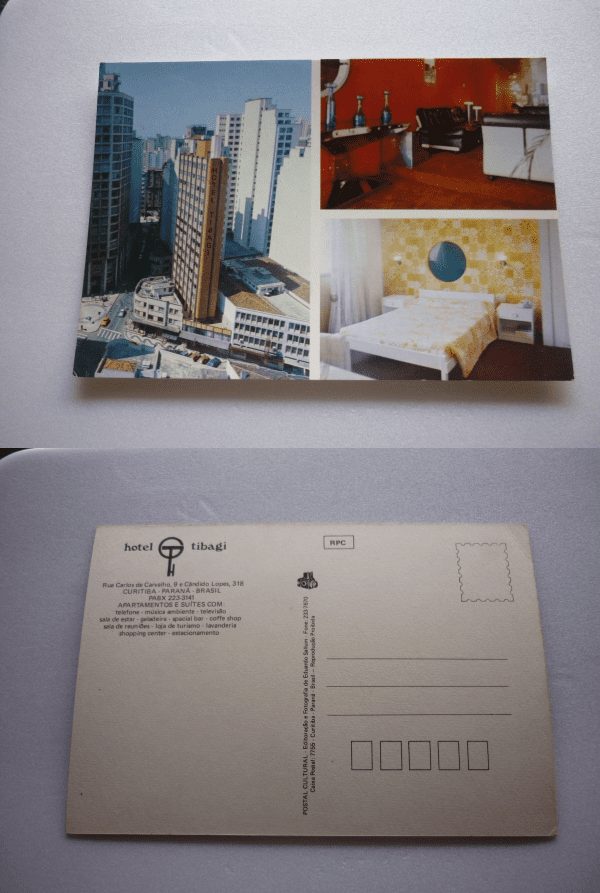 CARTÃO POSTAL CURITIBA HOTEL TIBAGI .