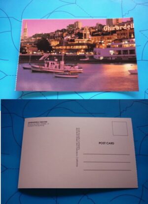 CARTÃO POSTAL GHIRARDELLI SQUARE .