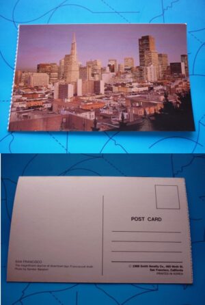 CARTÃO POSTAL SAN FRANCISCO .