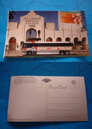 CARTÃO POSTAL THE LOS ANGELES COLISEUM.