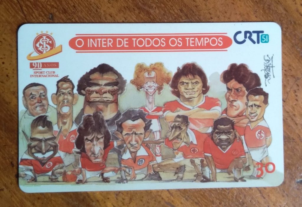 Cartão Telefone CRT Internacional 90 anos / de todos os Tempos.