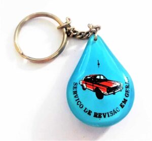 Chaveiro em Acrilico – Ford Corcel - Oficina Kober - São Borja - RS – Anos 70