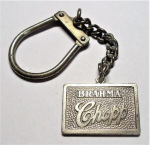 Chaveiro Em Metal Chopp e Guaraná Brahma - Anos 60