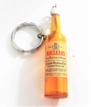 Chaveiro em Plastico – Whiskie Macleans – Garrafinha – Anos 70
