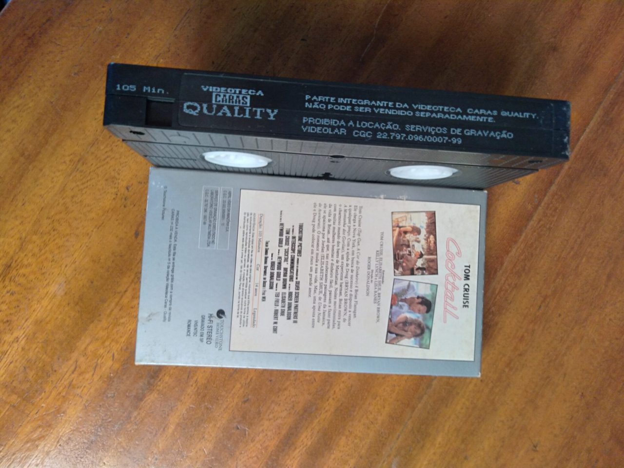 | Casa do Colecionador Fita VHS Caras Quality 5 / Touchstone Cocktail