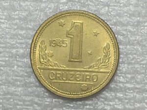 . Flor de cunho >> 1 Cruzeiro - 1945 / Sem sigla