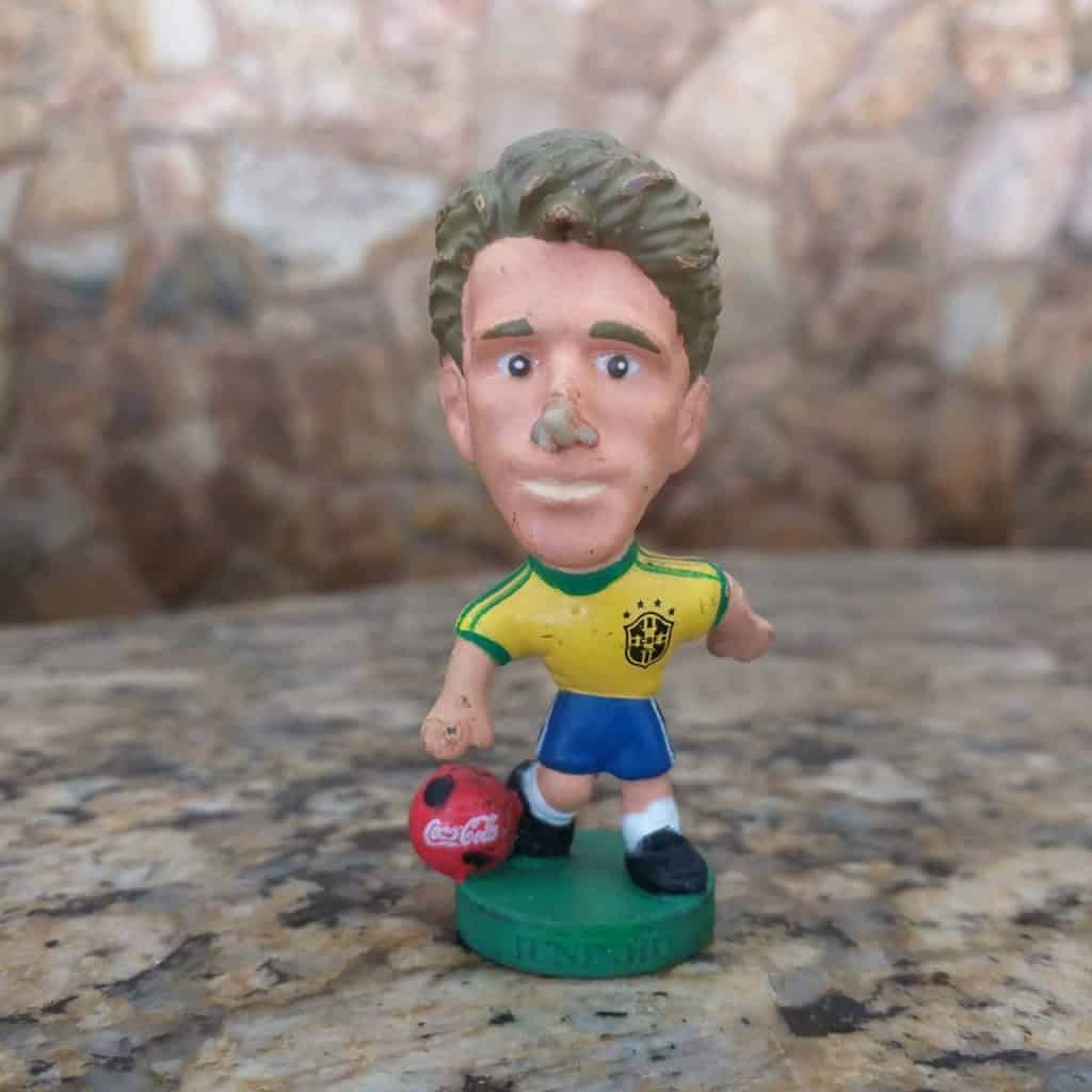 Mini Craque Coca Cola - Juninho (Copa do Mundo 1998)