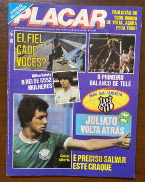 Revista Placar - N 531 - Ano Julho de 1980