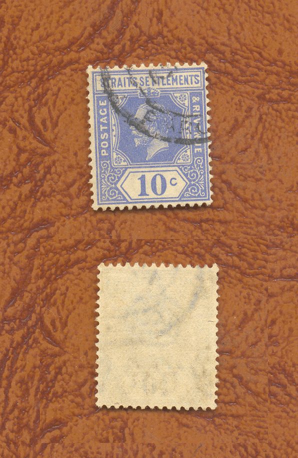 SELO STRAITS SETTLEMENTS LOTE 07 .