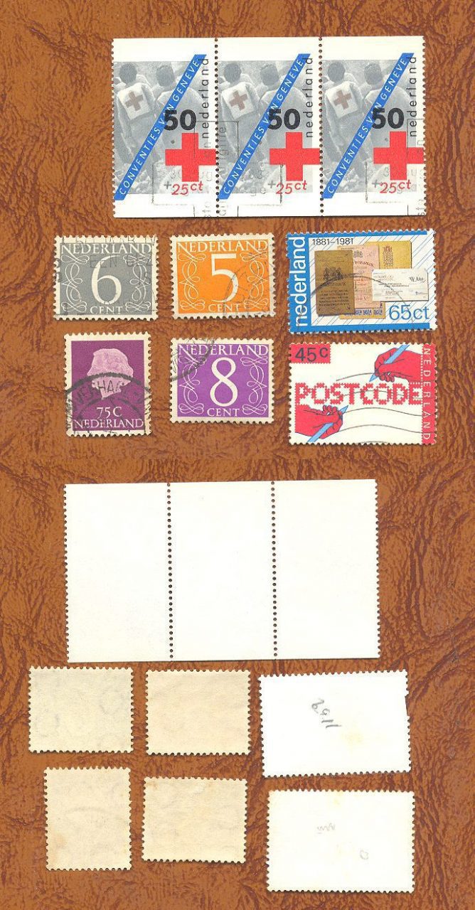 SELOS DA HOLANDA LOTE 20 .