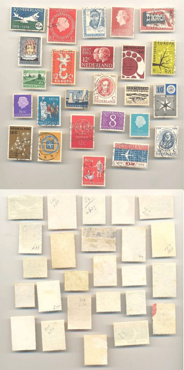 SELOS DA HOLANDA LOTE 24 .