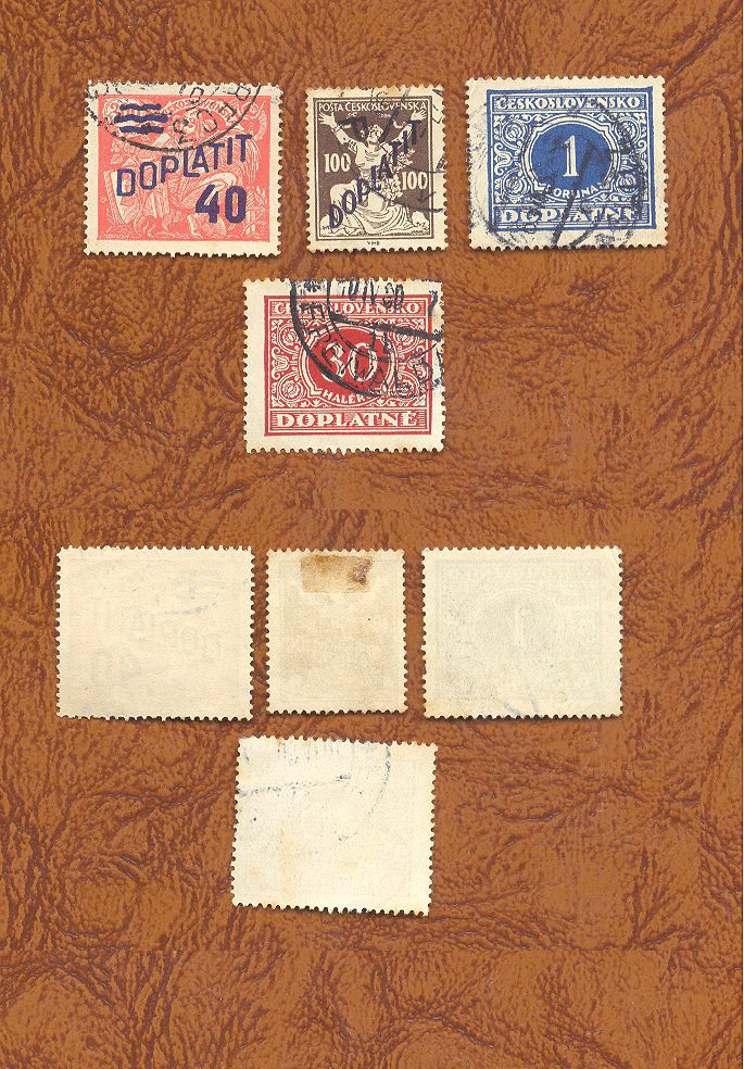 SELOS DA TCHECOSLOVÁQUIA LOTE 38 .