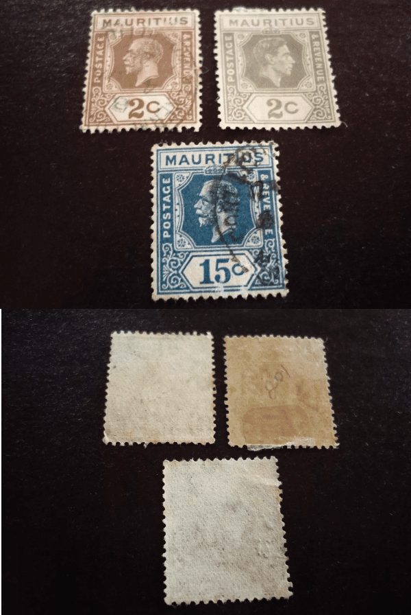 SELOS DAS ILHAS MAURICIO LOTE 01 .