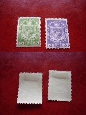 SELOS DE LIECHTENSTEIN LOTE 13 .