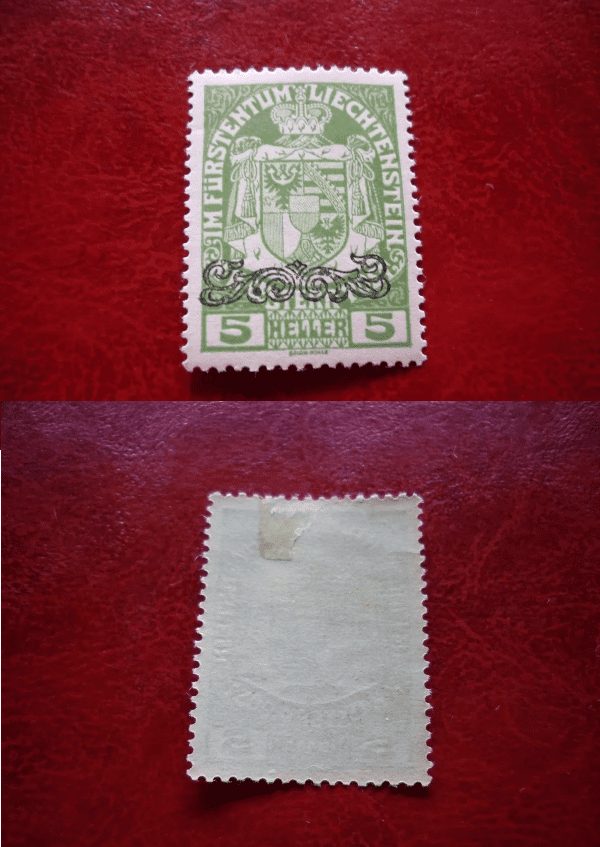 SELOS DE LIECHTENSTEIN LOTE 16 .