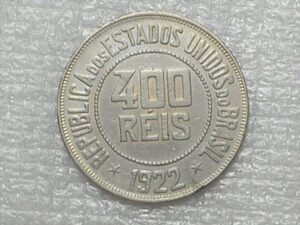 . Soberba >> 400 Réis - 1922 - Busto / Data escassa e raro no estado