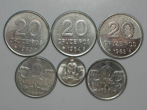 1 Centavo - 1990 + 5 moedas