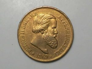 20 Réis - 1869 de petrus 2º em bronze / Soberba