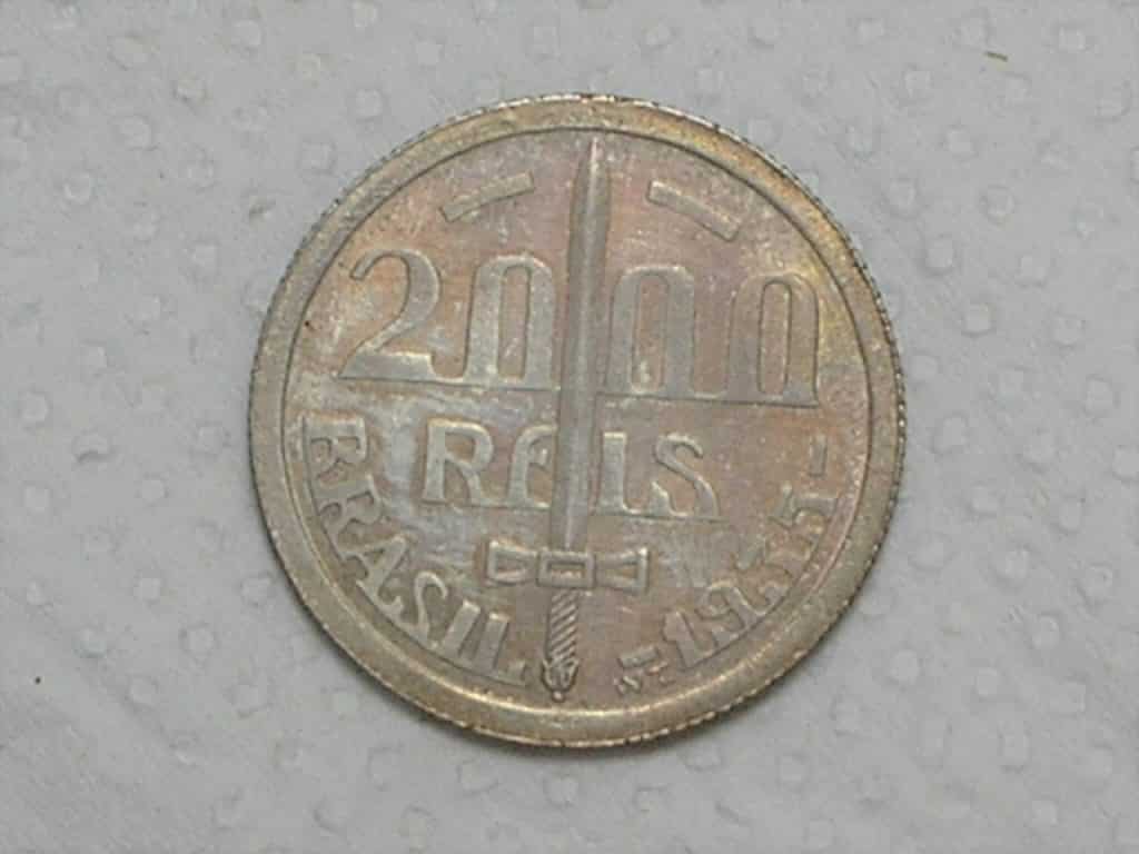 2.000 Réis - 1935 - Caxias / Prata / S/Fc / m170.2