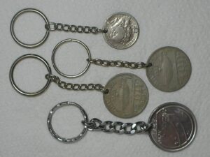 4 Chaveiros Moedas Do Brasil C210a 2