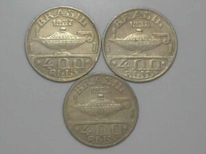 400 Réis - 1936 / 1937 / 1938 / Oswaldo Cruz