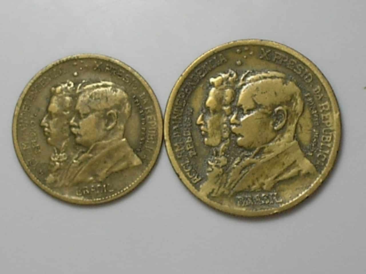 500 / 1.000 Réis - 1922 - Primeiro Centenário