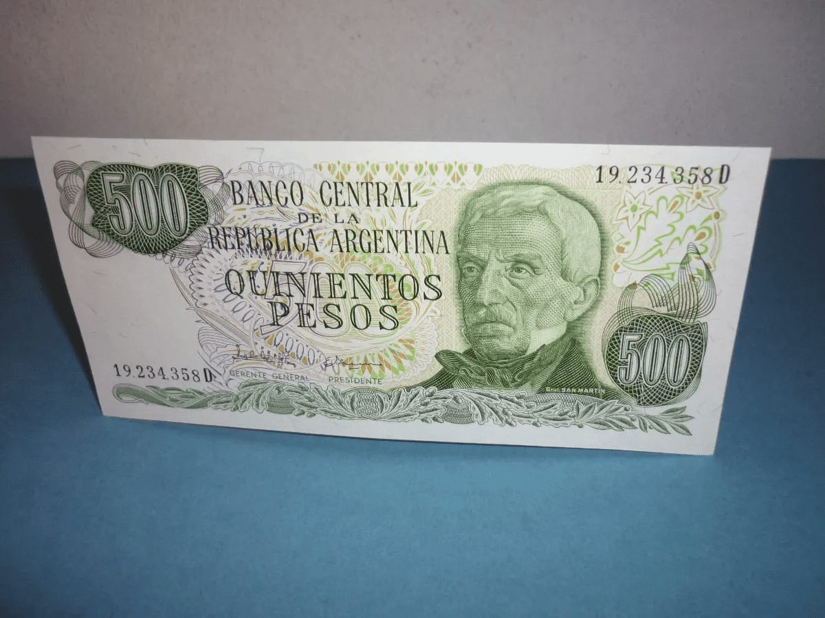 500 pesos argentina 1 Casa do Colecionador