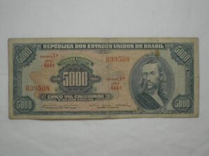 5.000 Cruzeiros - C-058 / Tiradentes / 039508