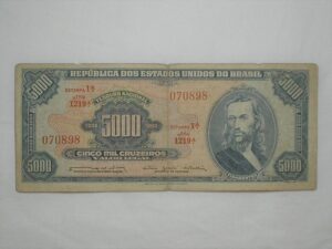 5.000 Cruzeiros - C-058 / Tiradentes / 070898