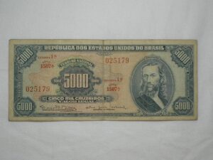 5.000 Cruzeiros - C-059 / Tiradentes / 025179