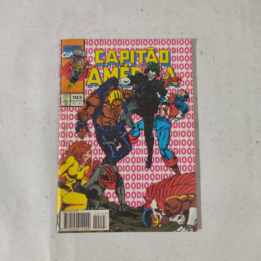 Capitão América Nº 193 (Editora Abril) Junho de 1995 (HQ/Gibi)