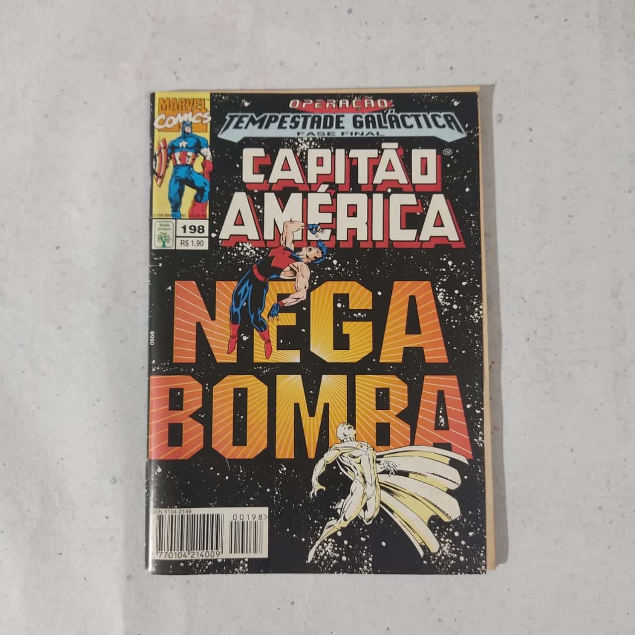 Capitão América Nº 198 (Editora Abril) Novembro de 1995 (HQ/Gibi)