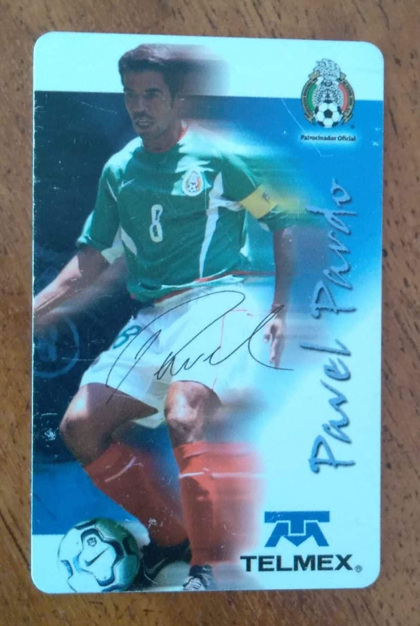 Cartão Telefone México Ladatel / Selecção Telmex 3 / Pavel Pardo