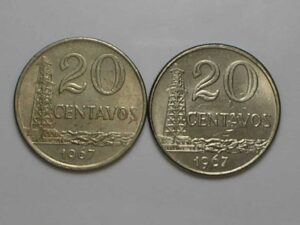 Disco fino e disco grosso = 20 Centavos - 1967 - Índio - Serrilhadas / Soberbas