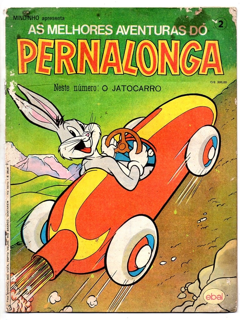 HQ - As Melhores Aventuras do Pernalonga - Nº 02 - Ebal - 1983