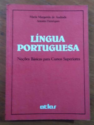Livro Língua Portuguesa Noções para Cursos Superiores.