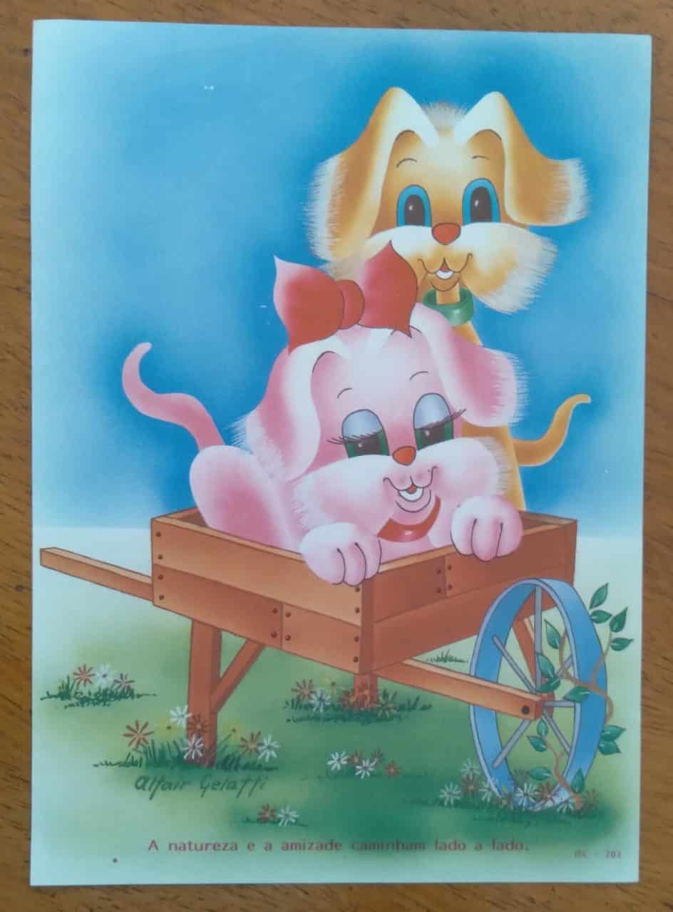 Papel de Carta Decorado Médio / BL 203