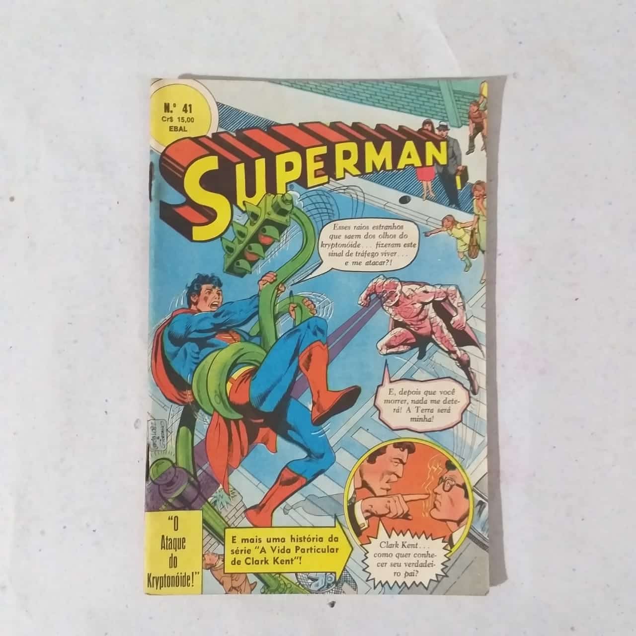 Superman em Formatinho Nº 41 (Editora Ebal) Setembro de 1979 (HQ/Gibi)